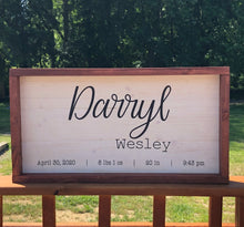 Load image into Gallery viewer, Birth Announcement Board