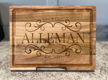 Load image into Gallery viewer, Laser Engraved Cutting Board