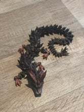 Load image into Gallery viewer, Large 3D Printed Articulating Crystal Dragon
