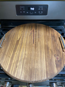 Round Stove Top Cover/Serving Tray