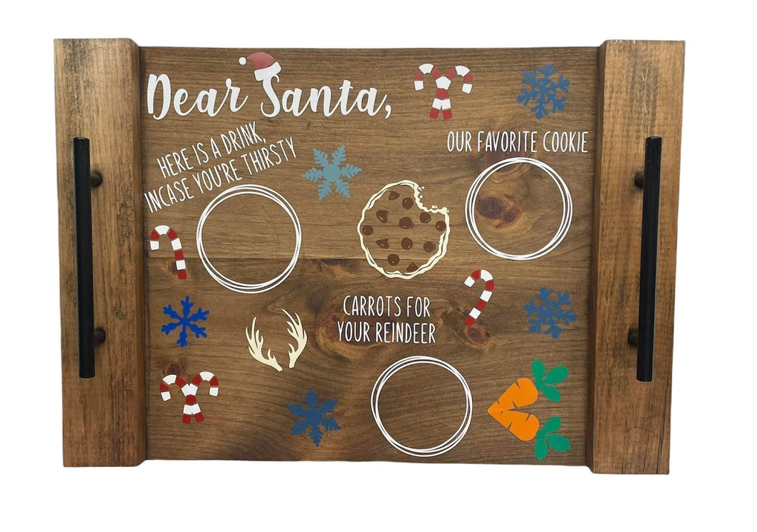 Santa Cookie Tray