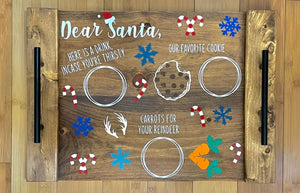 Santa Cookie Tray